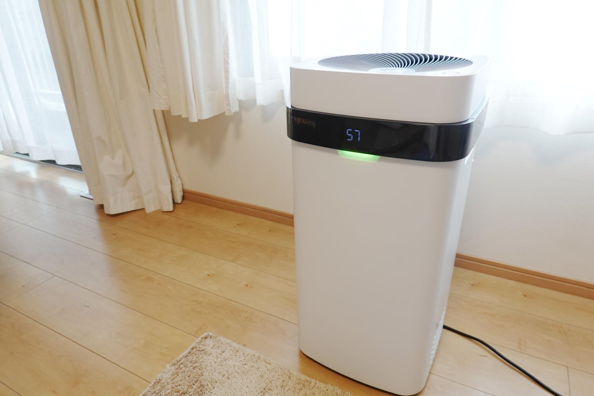 エアドッグの空気清浄機「Airdog X5s」使用レビュー！X5Dとの違いは