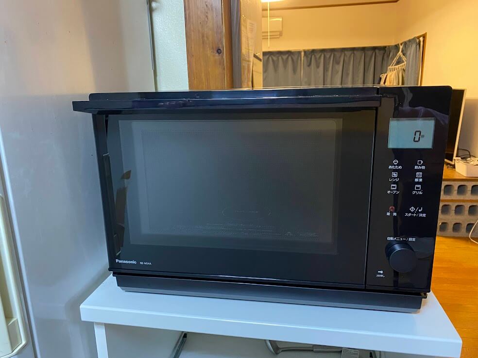 パナソニックオーブンレンジNE-MS4Aをレビュー！コンパクトで1人暮らし