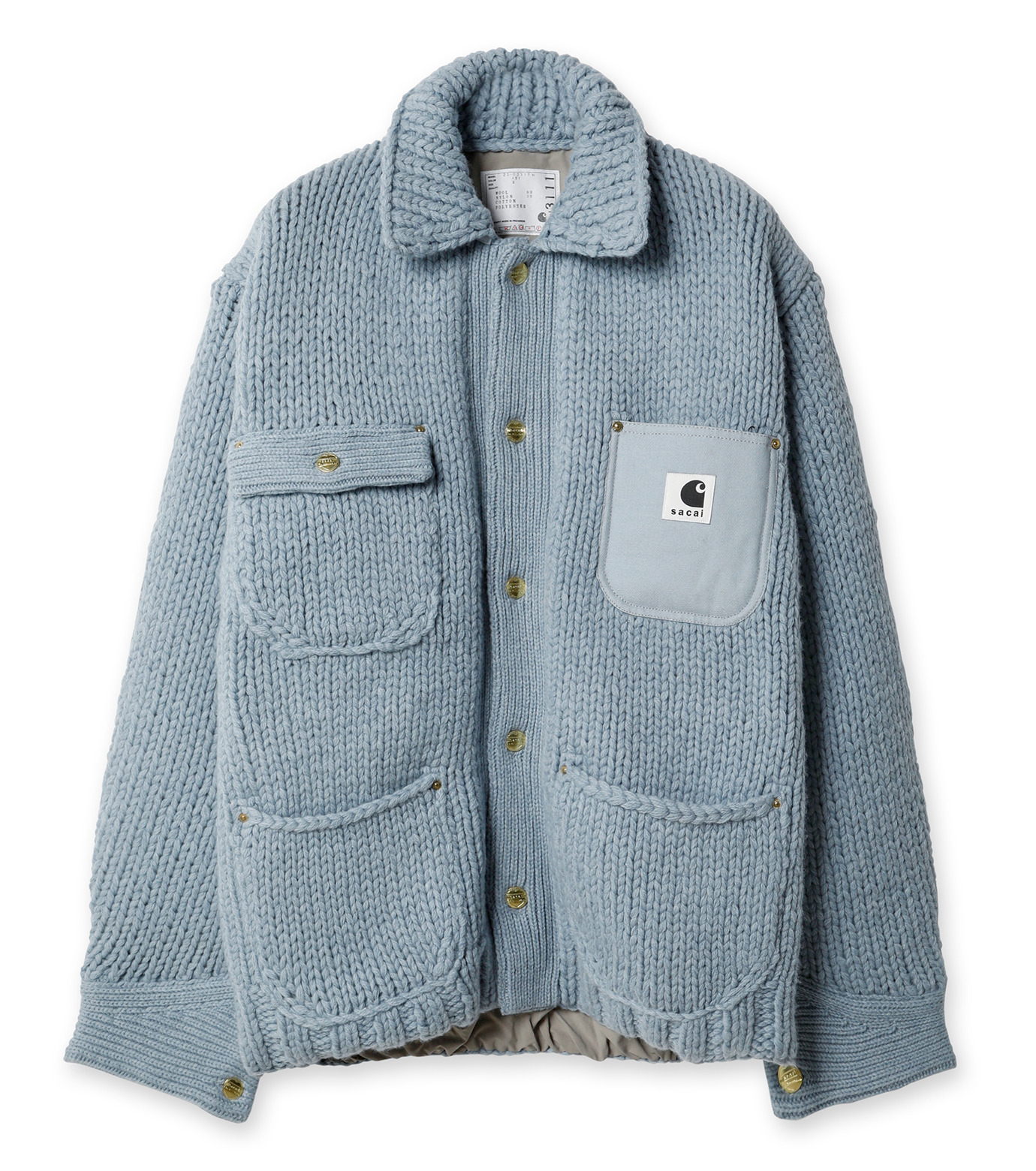 サカイ - sacai | Carhartt WIP Knit Jacket Michigan-Light | RESTIR