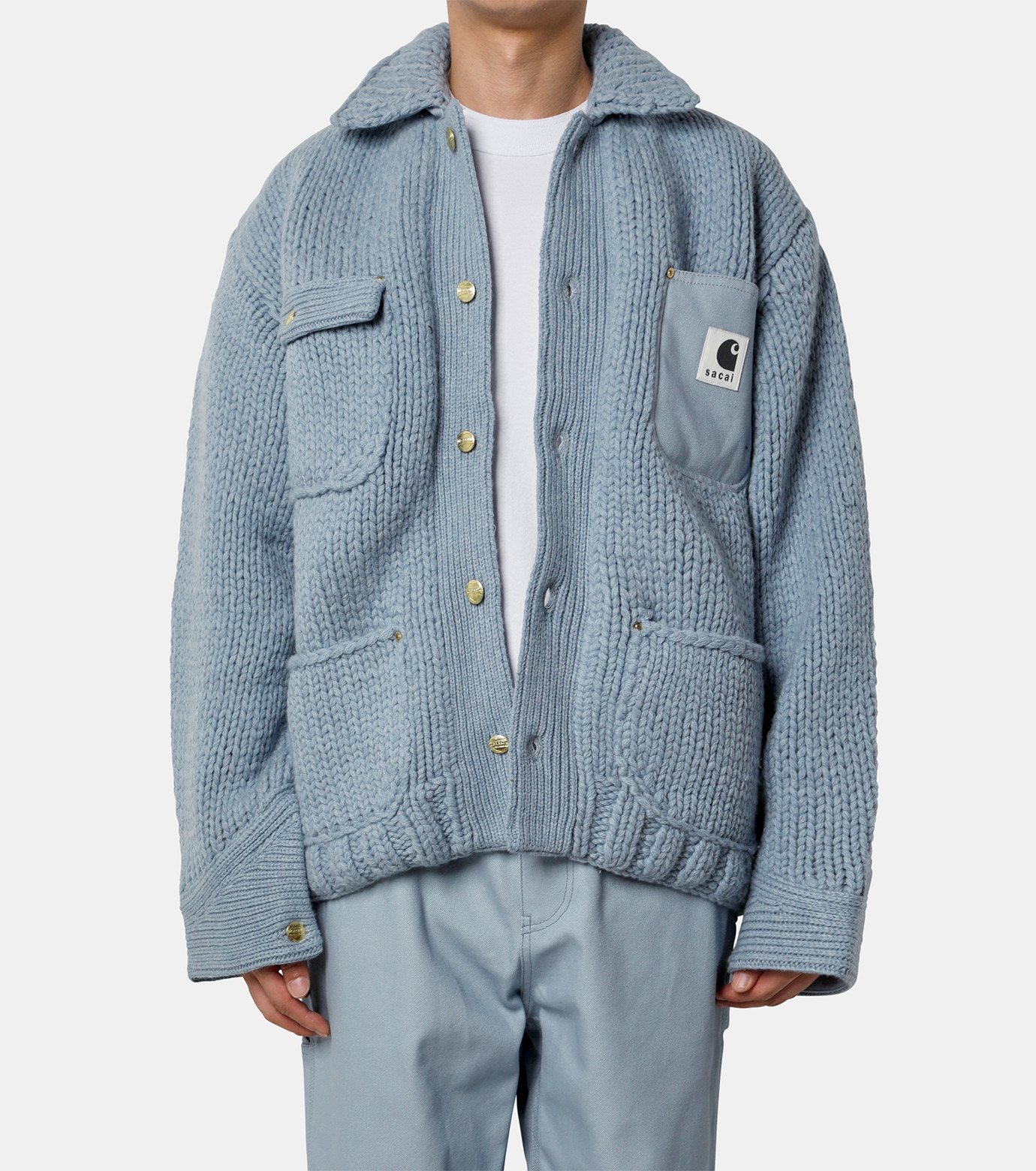 サカイ - sacai | Carhartt WIP Knit Jacket Michigan-Light | RESTIR