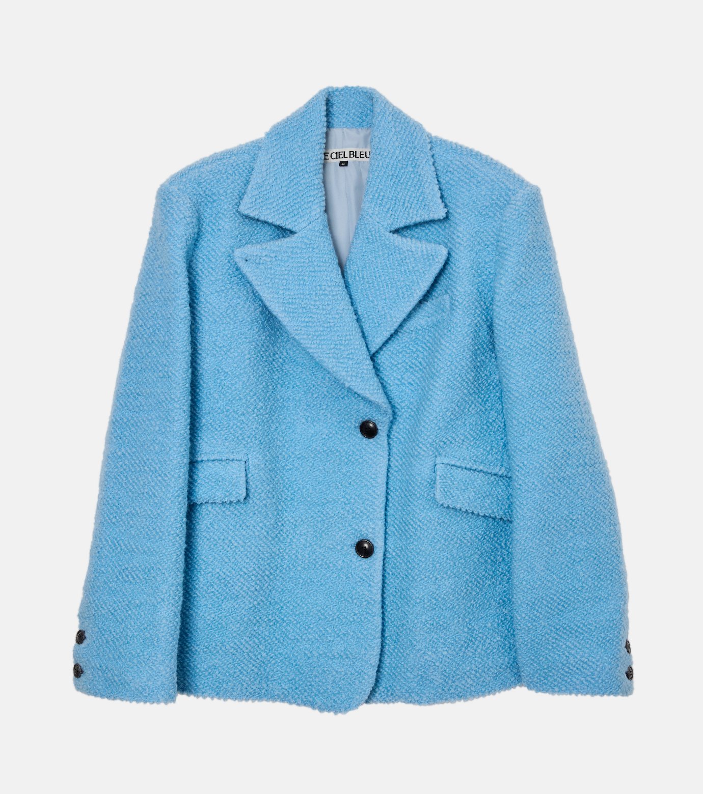 ル シェル ブルー - LE CIEL BLEU | Roving Tweed Oversized | RESTIR