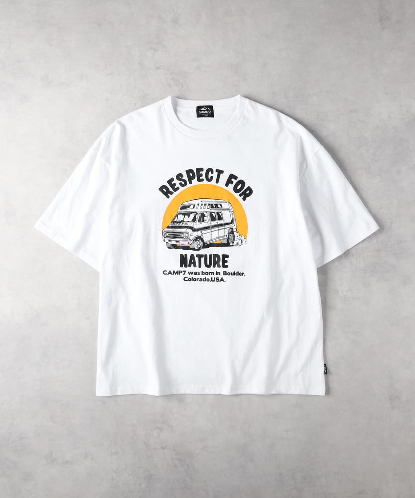 グラフィックプリントTシャツ(M ホワイト): トップス｜Right-on公式