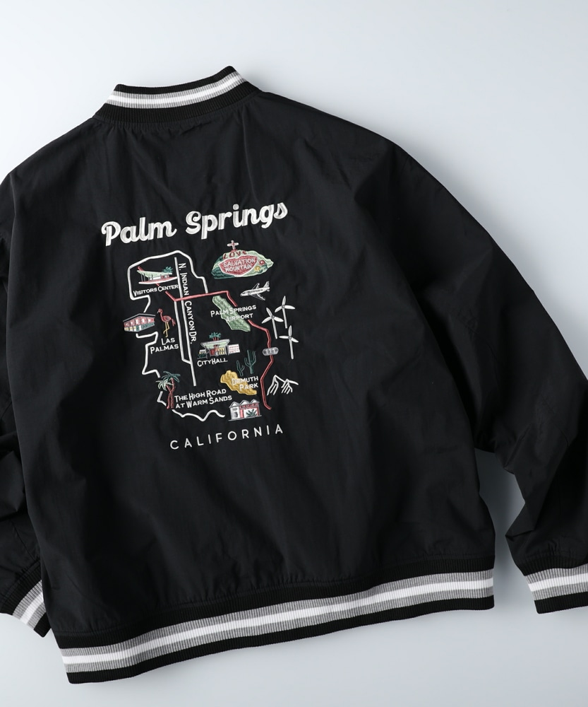 刺繍スタジャン(M ブルー): ジャケット/アウター｜Right-on公式