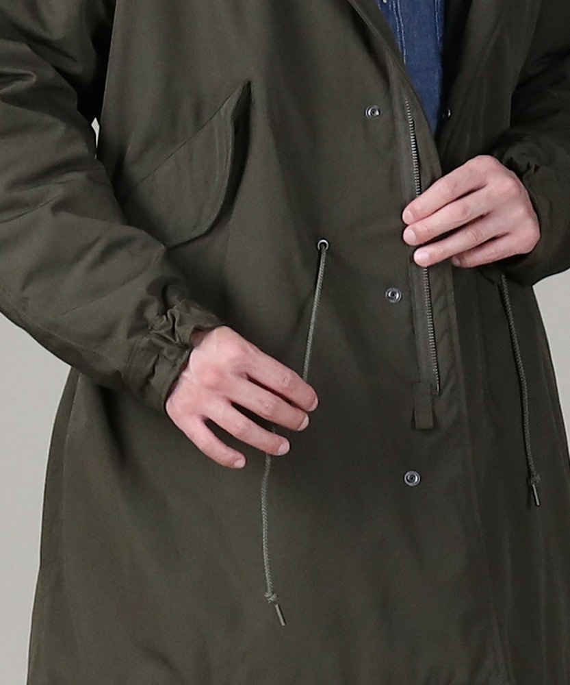 中綿モッズコート メンズ(S ブラック): ジャケット/アウター｜Right-on