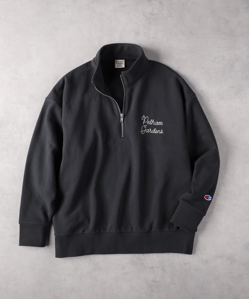 ハーフジッププリントスウェット(S ホワイト): トップス｜Right-on公式