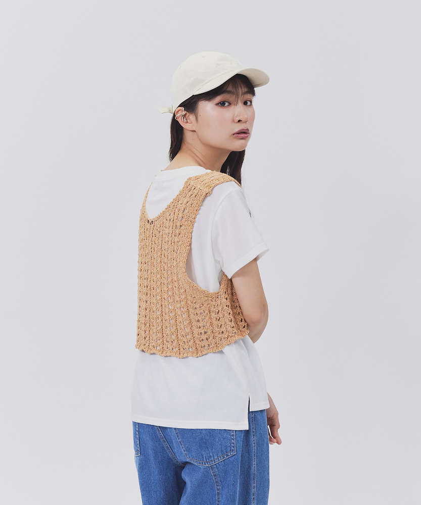 ニットビスチェレイヤード(M ピンク): トップス｜Right-on公式