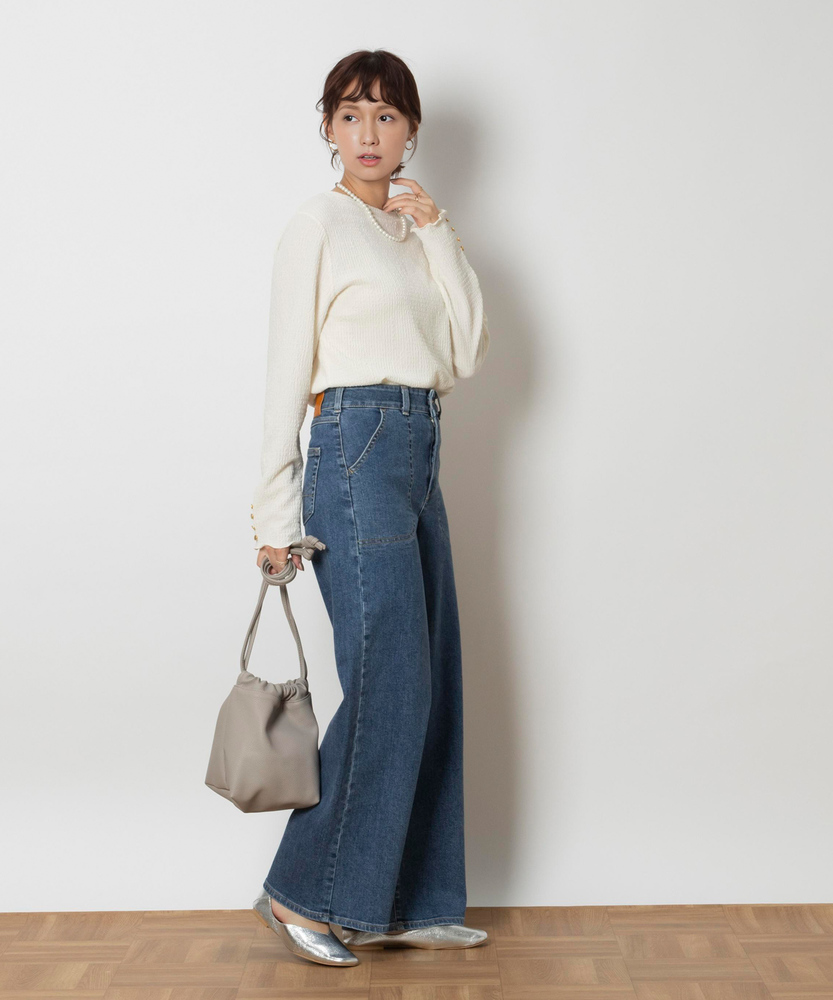 LISA」レースアップワイド/セットアップ対応【自宅で試着、返品送料