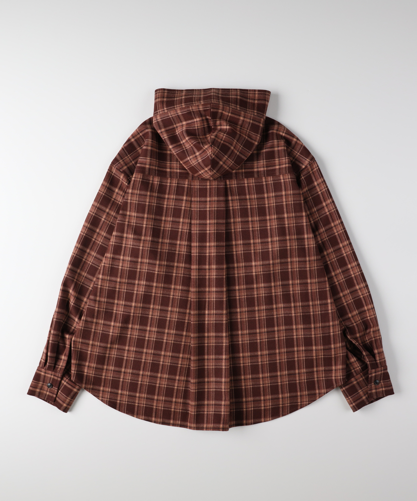 チェックビッグシャツ(M ブラウン): トップス｜Right-on公式オンライン