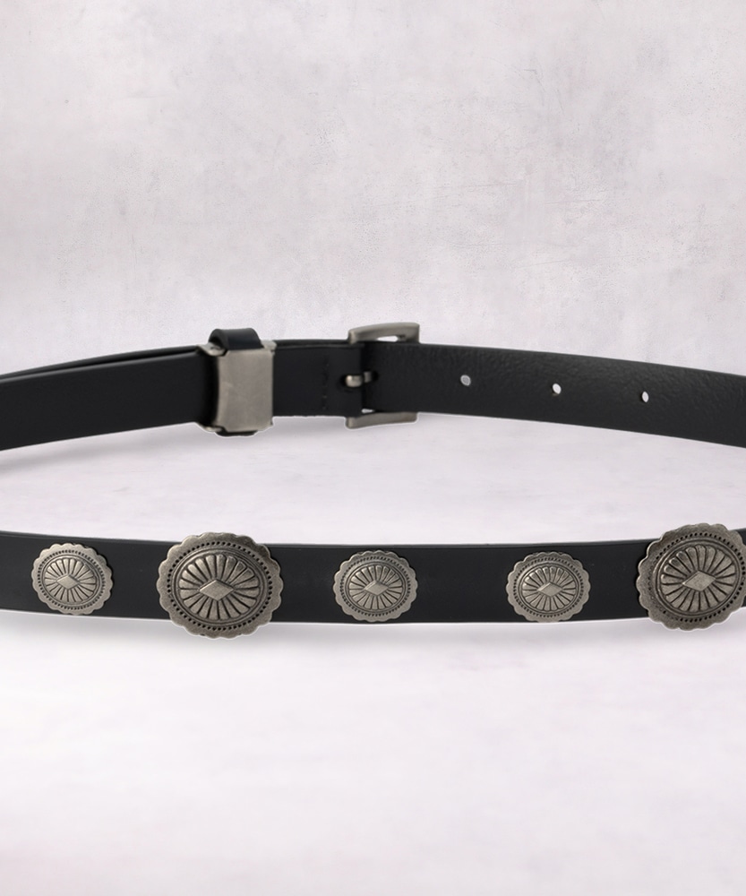 20コンチョベルト(ONE SIZE ブラック): ファッション雑貨｜Right-on