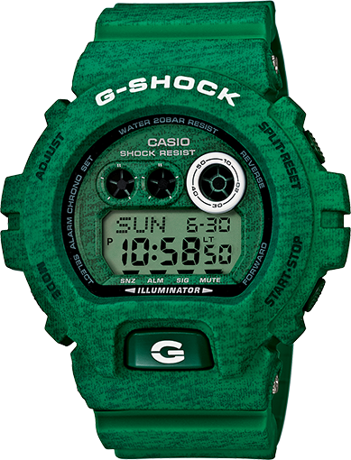 Casio GD-X6900HT-3 : GD-X6900HT-3 Heathered Green » WatchBase