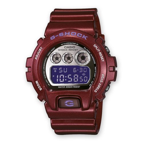 Casio DW-6900SB-4 : DW-6900SB-4 Burgundy » WatchBase