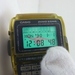 Casio Databank Calculator Watch DBC-63 Dino Zone Dinosaur Society