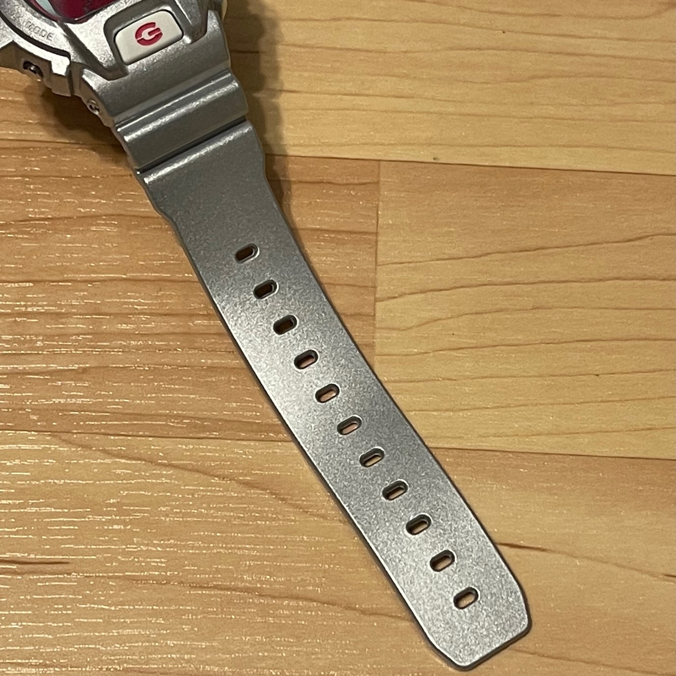 G-SHOCK DW6900CB-8 中古 ピンク×シルバー ○中古 CASIO G-SHOCK DW