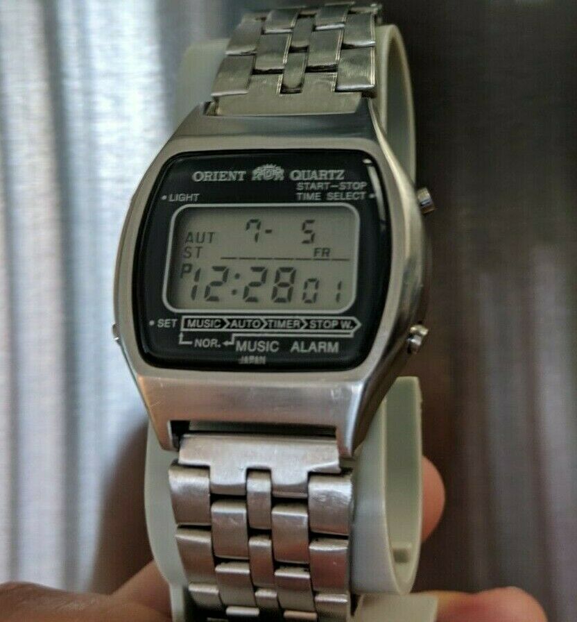 Orient Music Alarm G700102 - 1970s Vintage Digital Watch