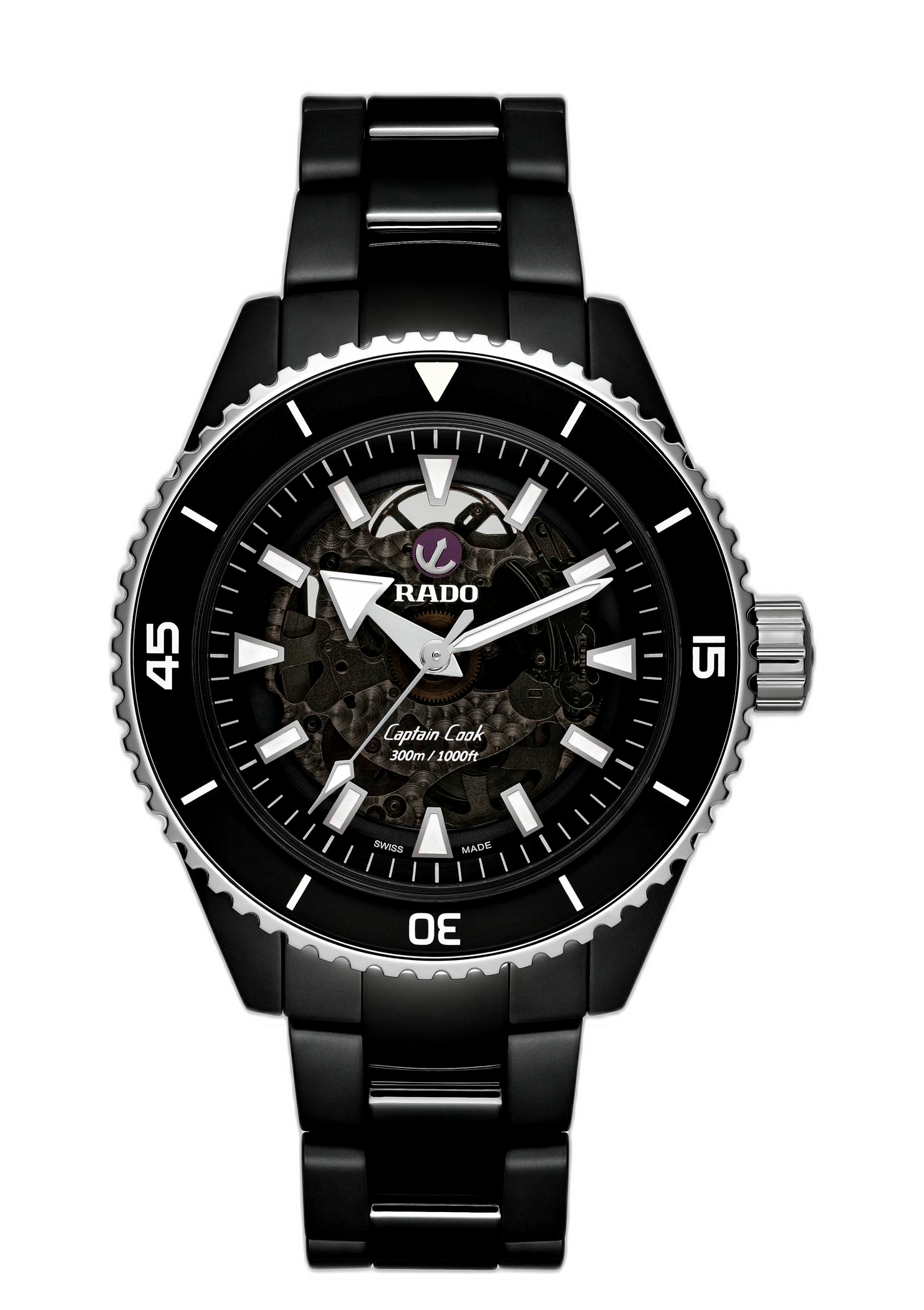Rado Captain Cook High-Tech Ceramic Skeleton R32127152 Price as of