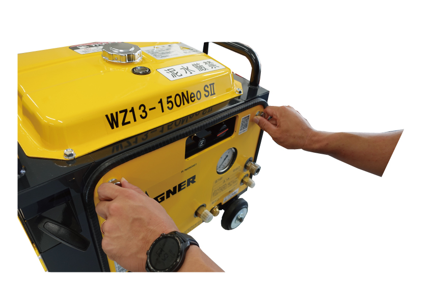 防音型高圧洗浄機WZ13-150 NeoSⅡ、13L150kg