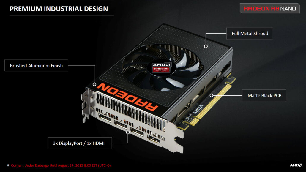 AMD Radeon R9 Nano Unleashed at $649 - Fastest Mini-ITX Card With