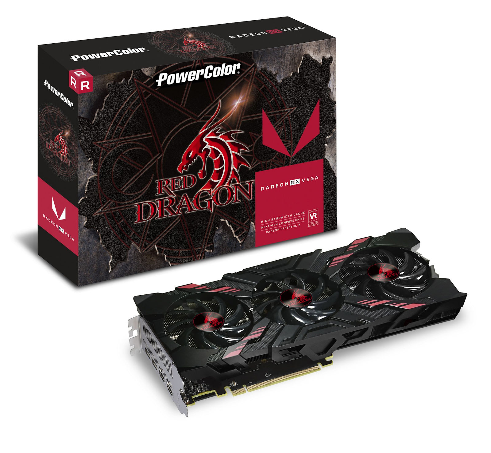 PowerColor Radeon RX Vega Red Dragon Series Graphics Cards Pictured