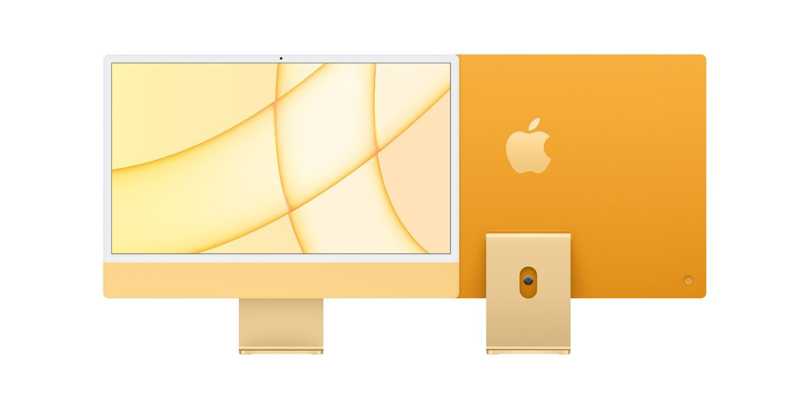 Yellow M1 iMac Gets Unboxed, Showing Its Color-Matched Accessories