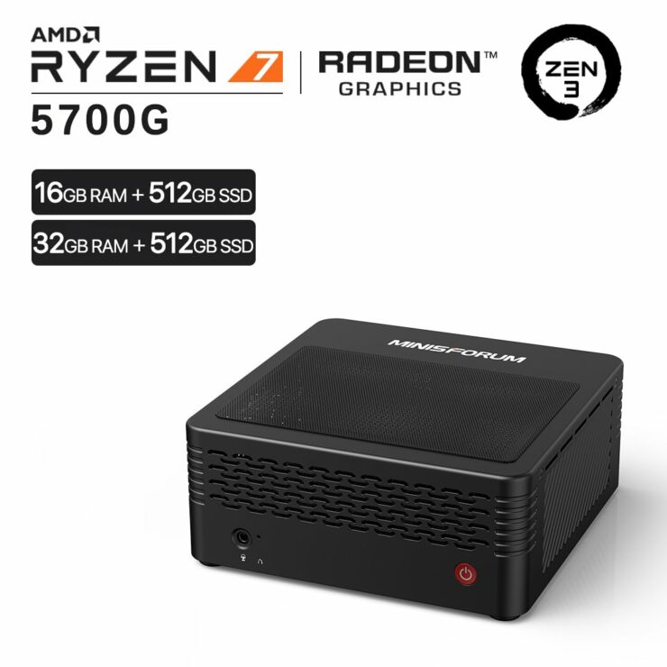 MINISFORUM Unveils AMD Ryzen 7 5700G Zen 3 APU Equipped EliteMini