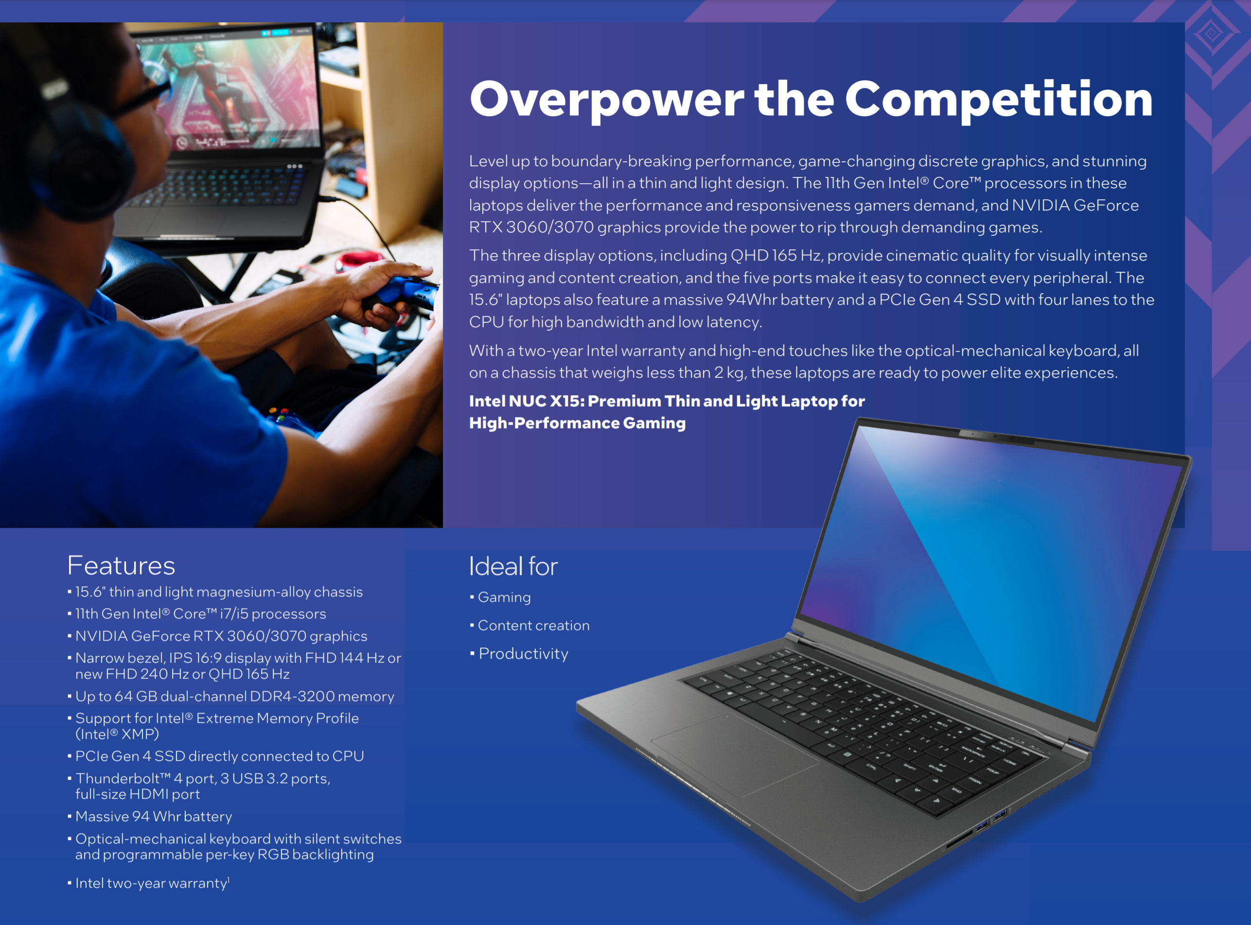 Intel's NUC X15 Reference Gaming Laptop Launched With 11th Gen