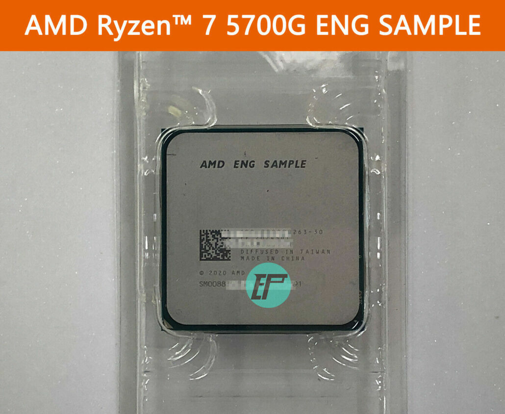 AMD Ryzen 7 5700G Cezanne 'Zen 3' Desktop APU On Sale at eBay - 8