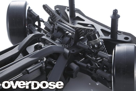 Overdose / OD2100B / XEX 4WD Drift Car Chassis Kit - Drifted