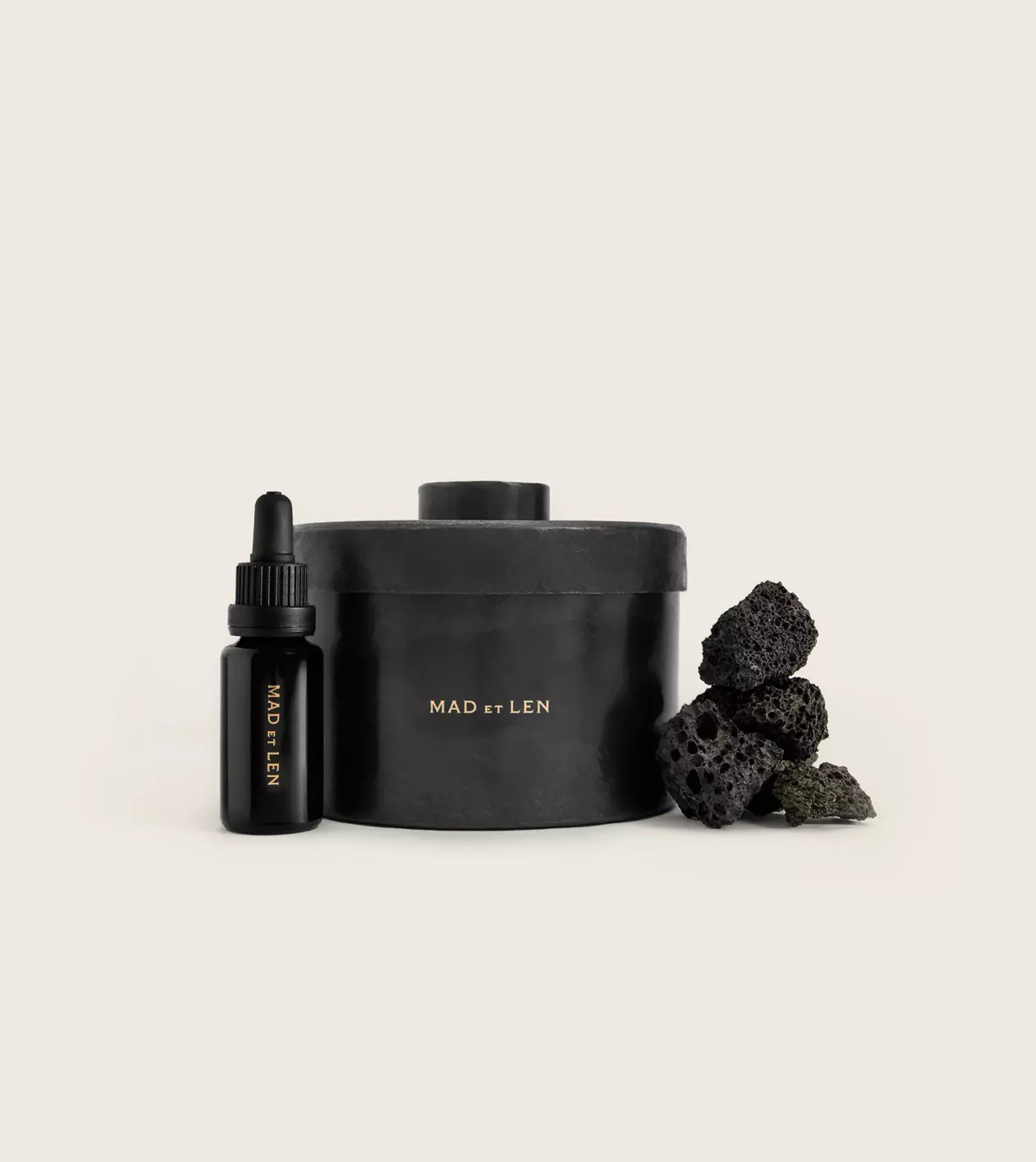 Pot Pourri Apothicaire Lava - Black Champaka - Couleur Locale