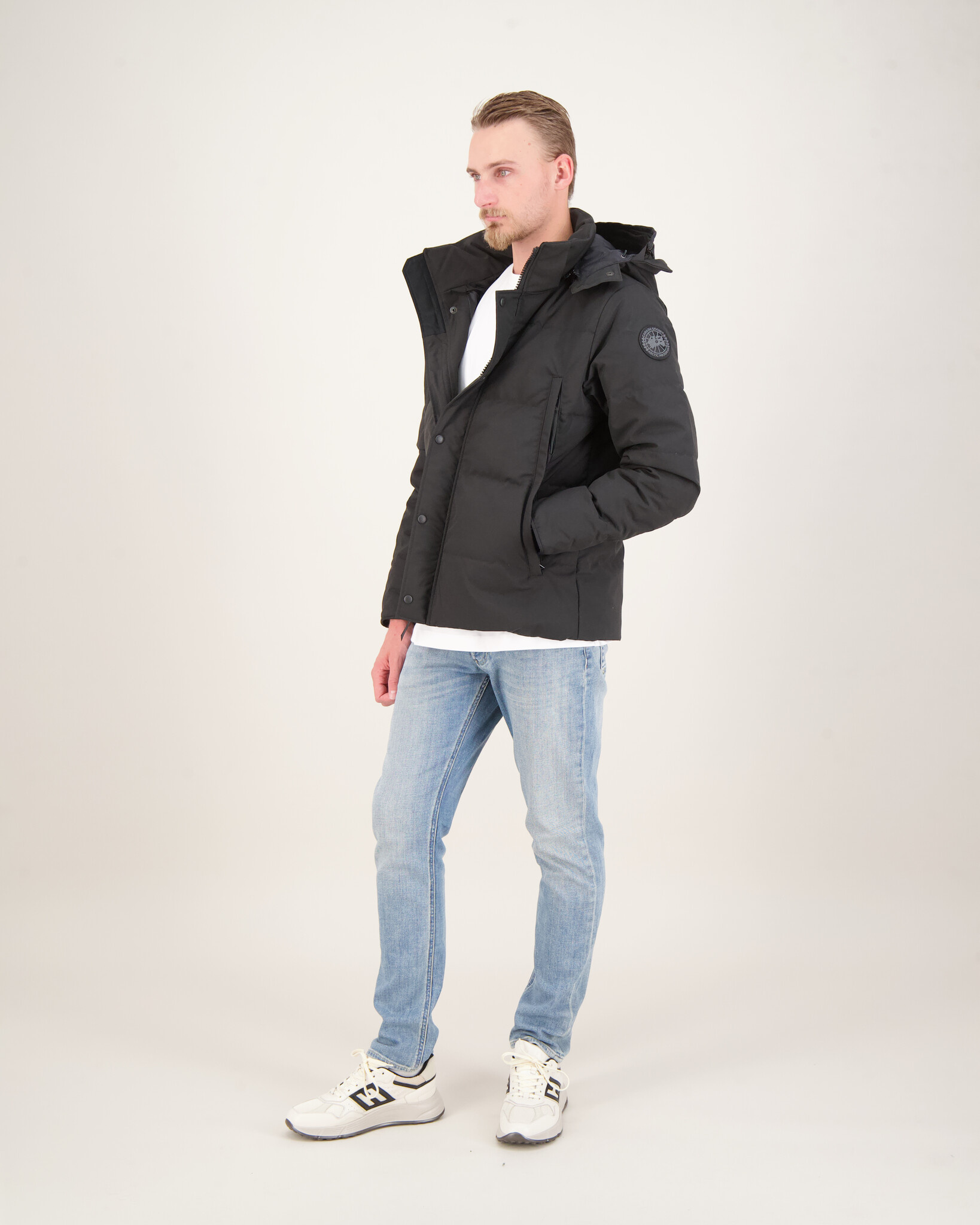 Canada Goose Wyndham Black Label Parka Zwart - Beachim