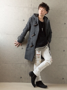 L.G.B.のダッフルコートを使った人気ファッションコーディネート - WEAR