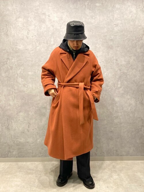 ユニセックスアイテム》SUPER160Sピュアウールダブルクロスメルトン