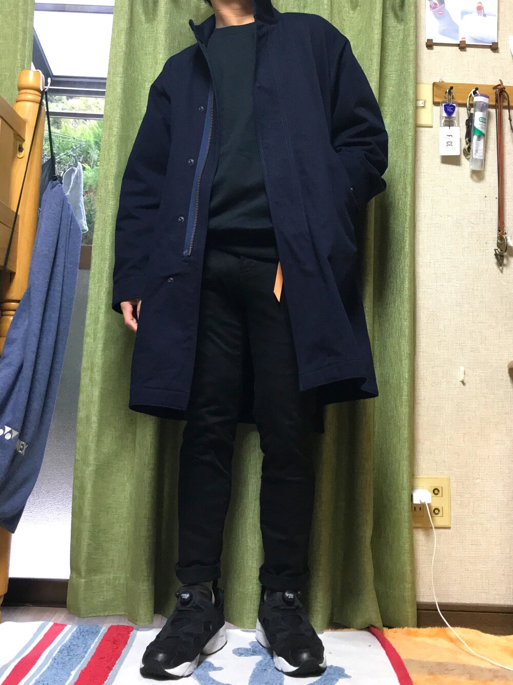 BLUE BLUE JAPANのモッズコートを使った人気ファッション