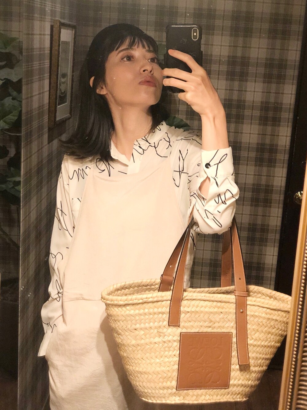 VERMEIL par iena（ヴェルメイユパーイエナ）の「線描きプリントバンド