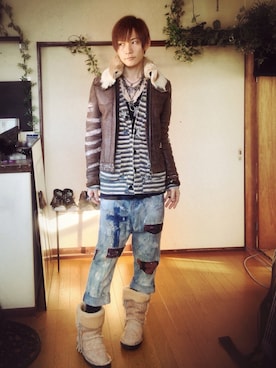 Imperfect/Perfect Malibu Cowboyのブーツを使った人気ファッション