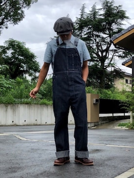 BELAFONTEのサロペット/オーバーオールを使った人気ファッション