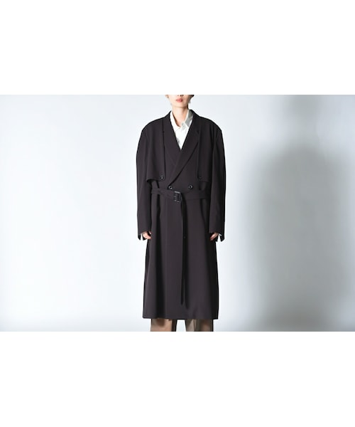 ETHOSENS（エトセンス）の「ETHOSENS ウールトレンチコート（トレンチ