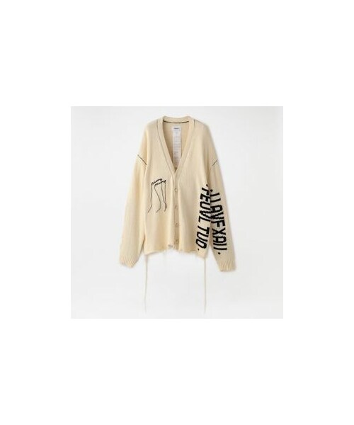 doublet（ダブレット）の「【doublet】MEN HIDDEN MESSAGE CARDIGAN