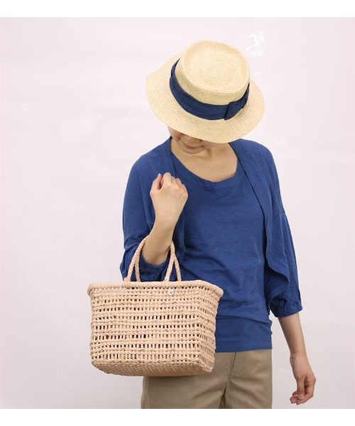 45R（フォーティファイブアール）の「レザーかご編みバッグ（）」 - WEAR