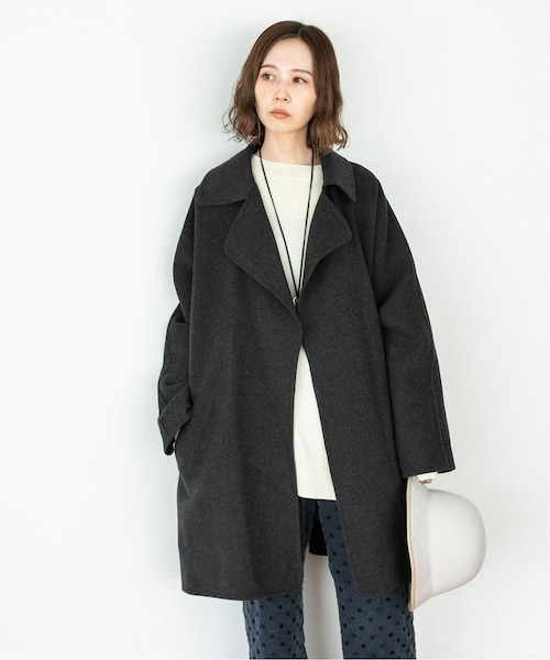 IENA（イエナ）の「MANTECO PUREダブルフェイスショートコート