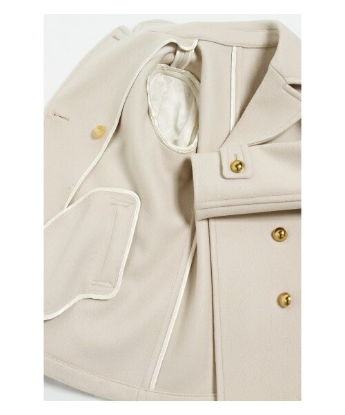 IENA（イエナ）の「ラムリバーメルトンPコート（ピーコート）」 - WEAR