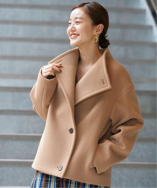 IENA（イエナ）の「《予約》スタンドカラーショートコート（）」 - WEAR