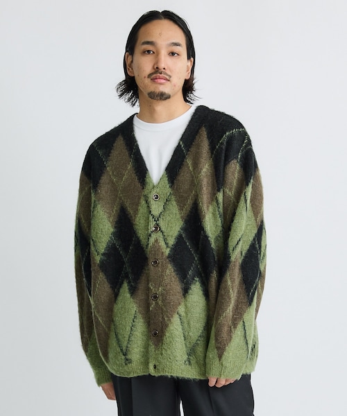 LAD MUSICIAN（ラッドミュージシャン）の「ARGYLE MOHAIR CARDIGAN