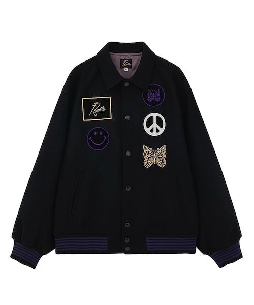 ジャケット・アウター Needles varsity jacket Needles（ニードルス）の「<別注>VARSITY JACKET（その他アウター