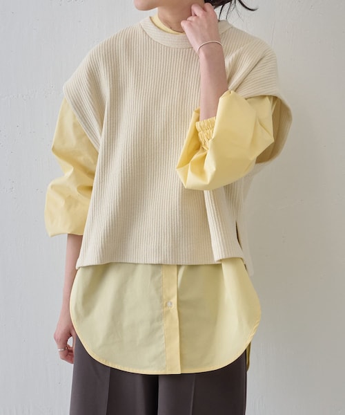 BEARDSLEY（ビアズリー）の「《予約》ジレセットシャツ（シャツ