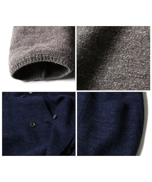 45R（フォーティファイブアール）の「ウールアルパカ縮絨コート