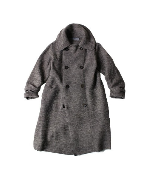 45R（フォーティファイブアール）の「ウールアルパカ縮絨Pコート