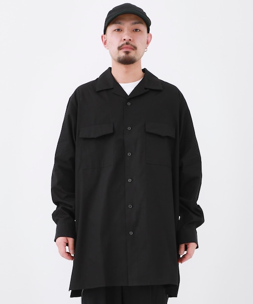 Yohji Yamamoto（ヨウジヤマモト）の「U-CDH開襟シャツ（シャツ