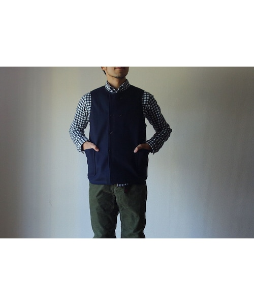nisica（ニシカ）の「nisica ニシカ DOUBLE BUTTON VEST ダブルボタン