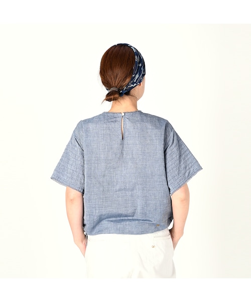 45R（フォーティファイブアール）の「藍インドカディdeタックTシャツ