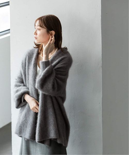 Noble（ノーブル）の「《追加予約》ファーニットパフカーディガン
